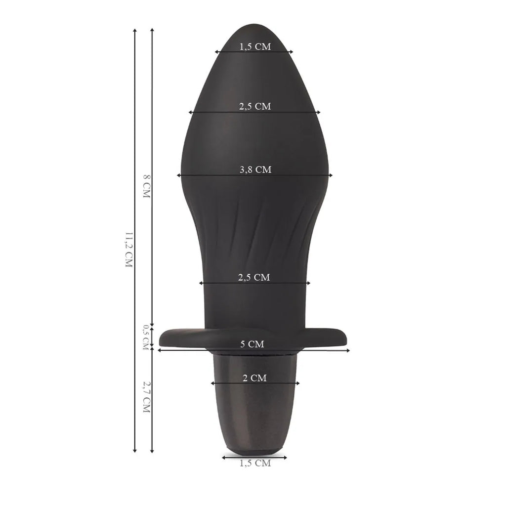 Black Plug Unissex Vibratório