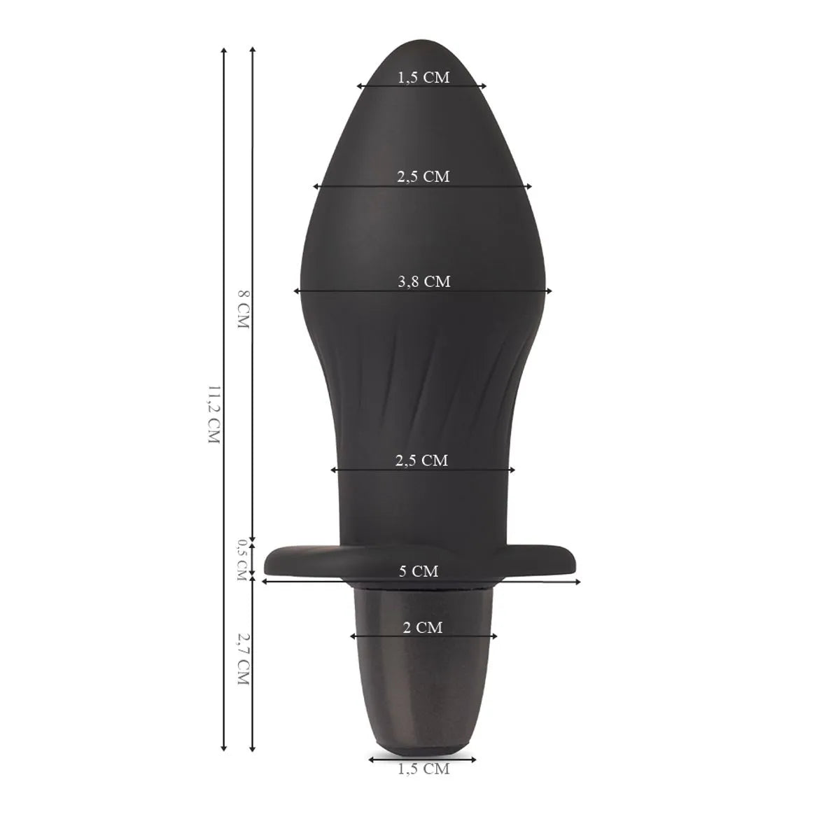 Black Plug Unissex Vibratório