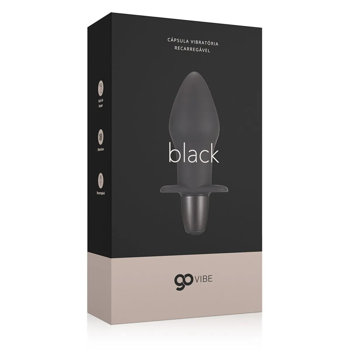 Black Plug Unissex Vibratório