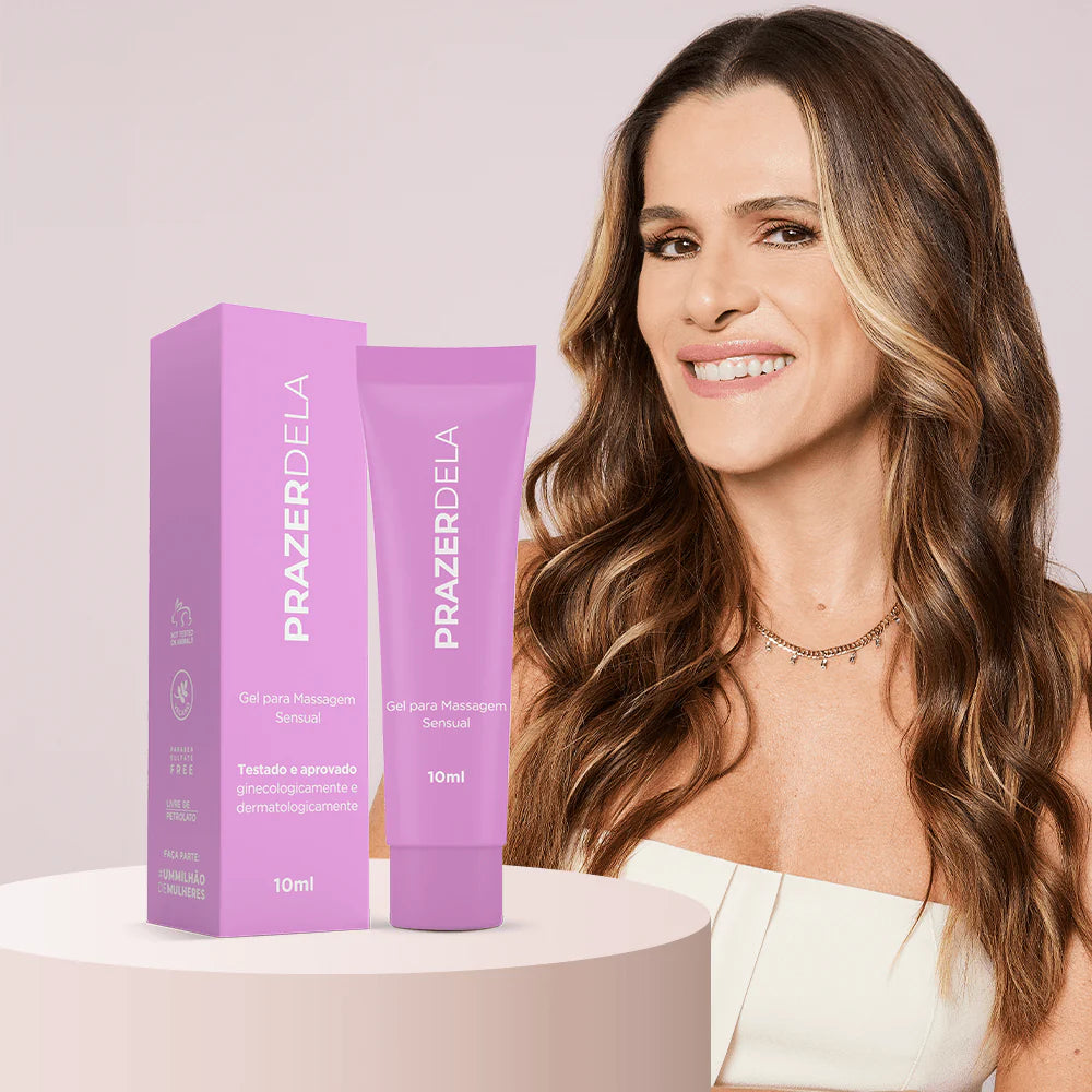 Gel Excitante Prazer Dela - 10 ml por Ingrid Guimarães