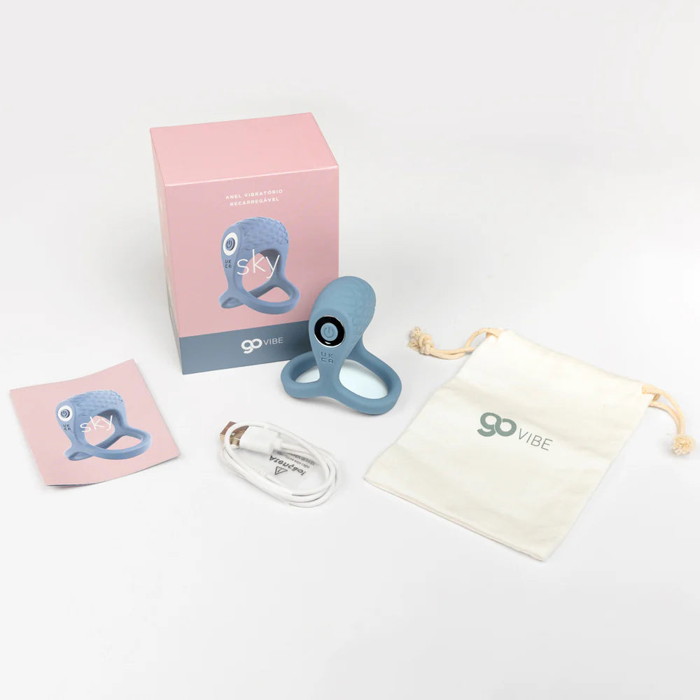 Anel Go Vibe Sky: Intensidade e Prazer Prolongado para a Intimidade a Dois